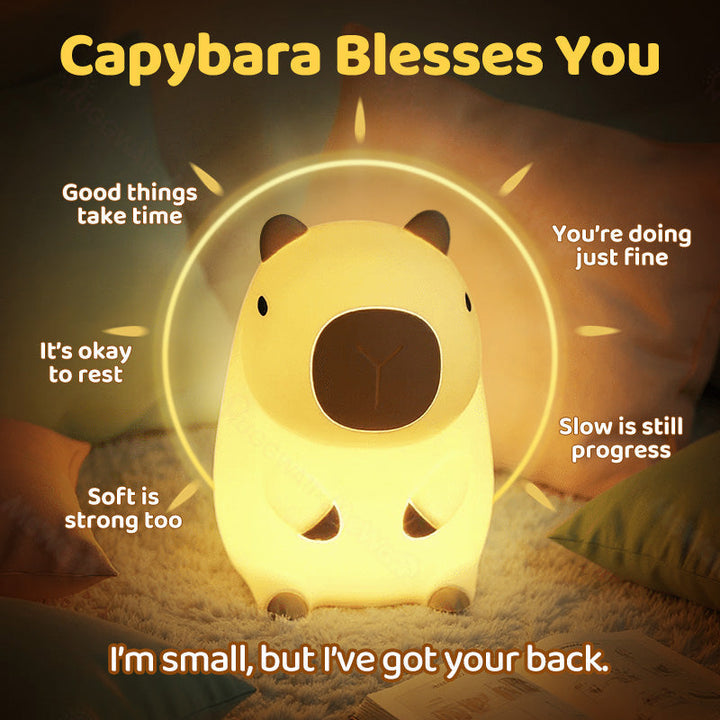 SquishBara | Capybara Squishy Nattelys Ideel Gave til Alle Aldre