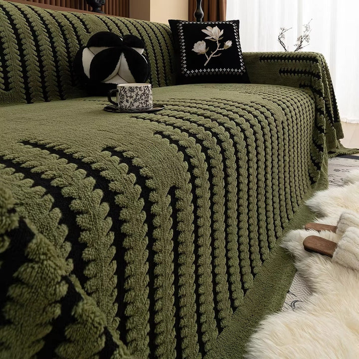 Heritage Plush Tufted Sofa Dække