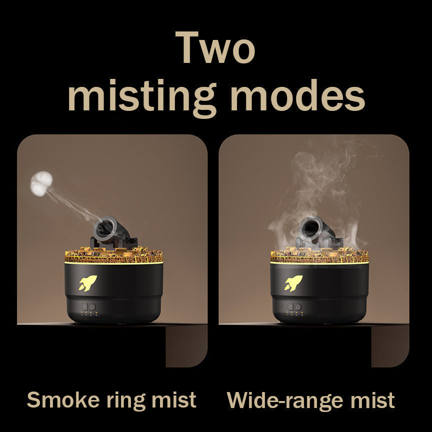 Cannon Luftfugter Aroma Diffuser Vanddamp Nattelys Lava Perfekt Gave