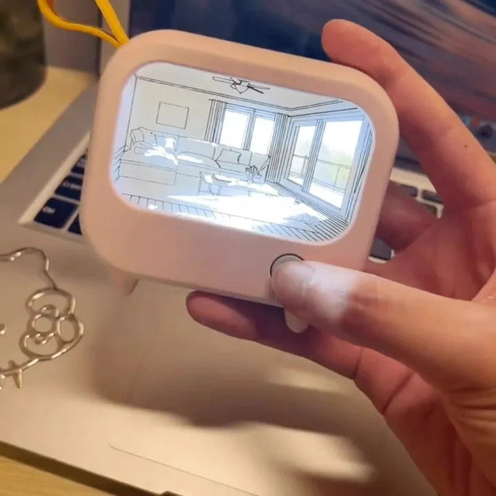 Mini TV Maleri LED Nattelys