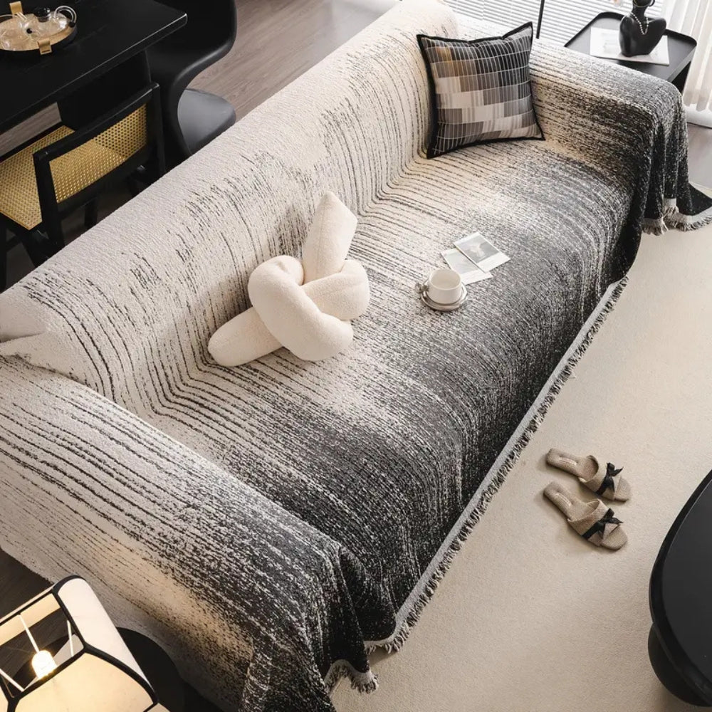Neutral Tone Chenille Sofa Betræk