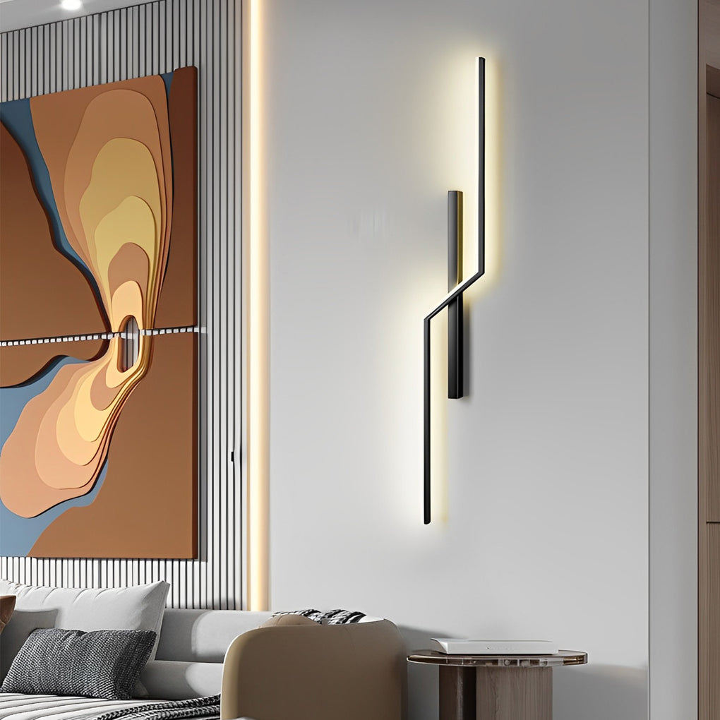 Lines Creative LED Moderne Minimalistisk Væglampe Dekorative Væglamper Belysning