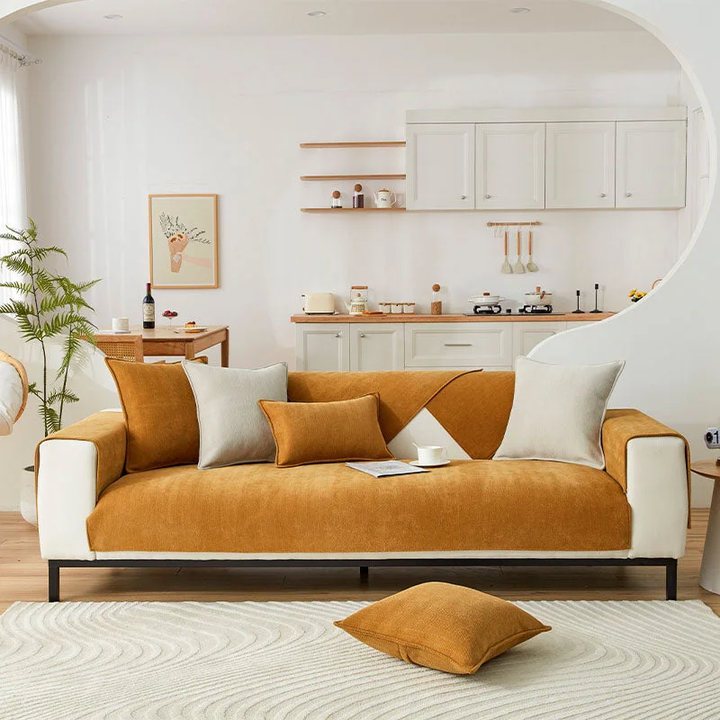 Herringbone Chenille Stof Møbelbeskytter Sofa Dække |
