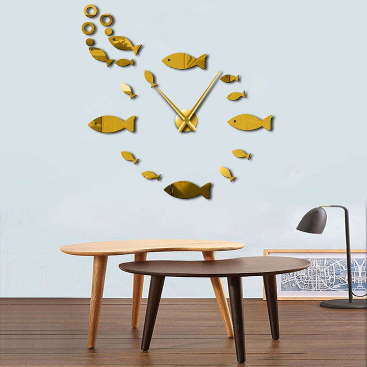 EchoClock - Elegant Spejl Vægdesign
