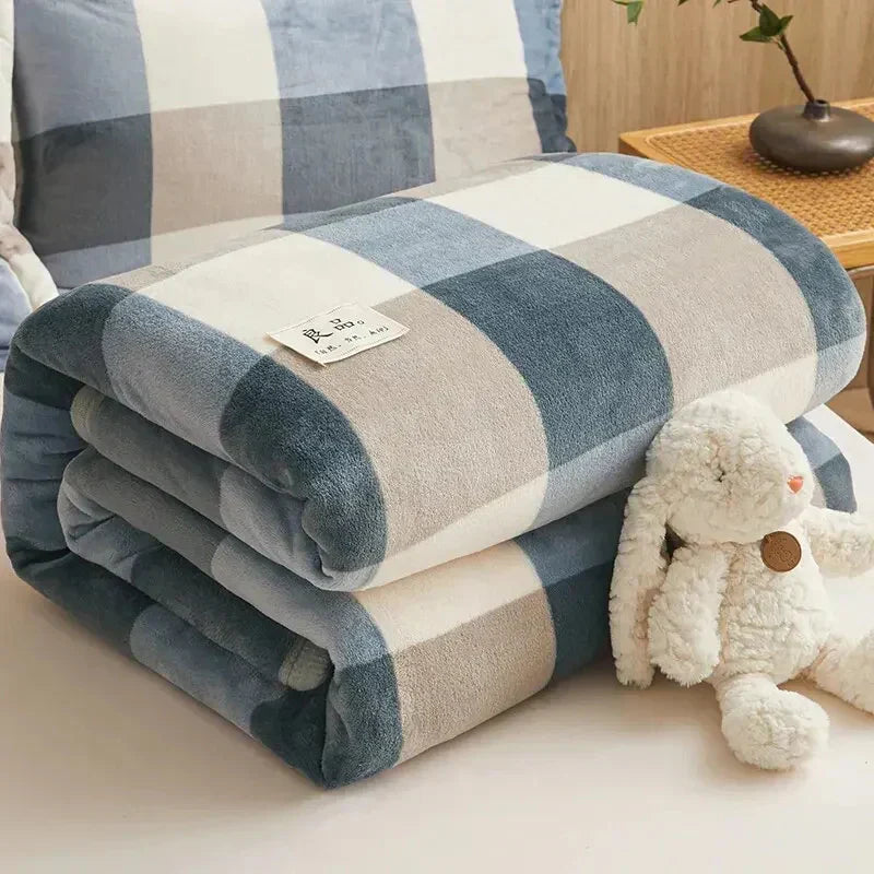 Tykt Flannel Tæppe - FlannelWarm