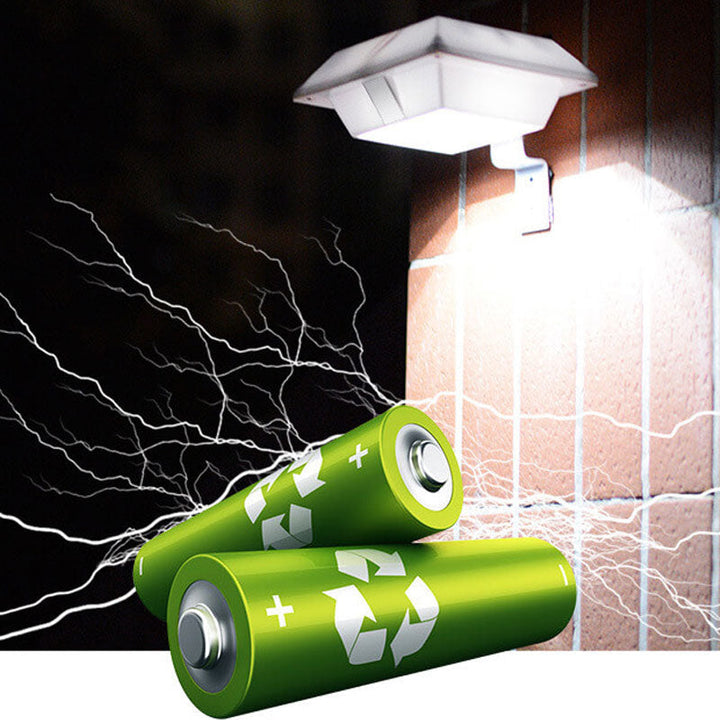 Sol UFO-formet design hegnlys LED udendørs væglampe