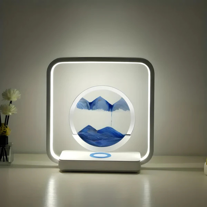 3D LED Nattelys med Sandstrøm