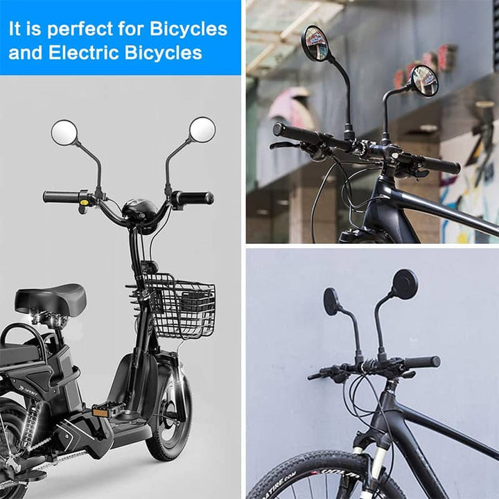 FlexiView cykel spejl med lang beslag |