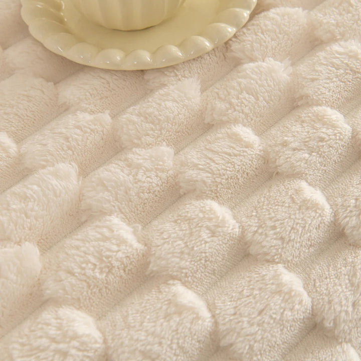 Plysset Kanin Faux Sofa Dække