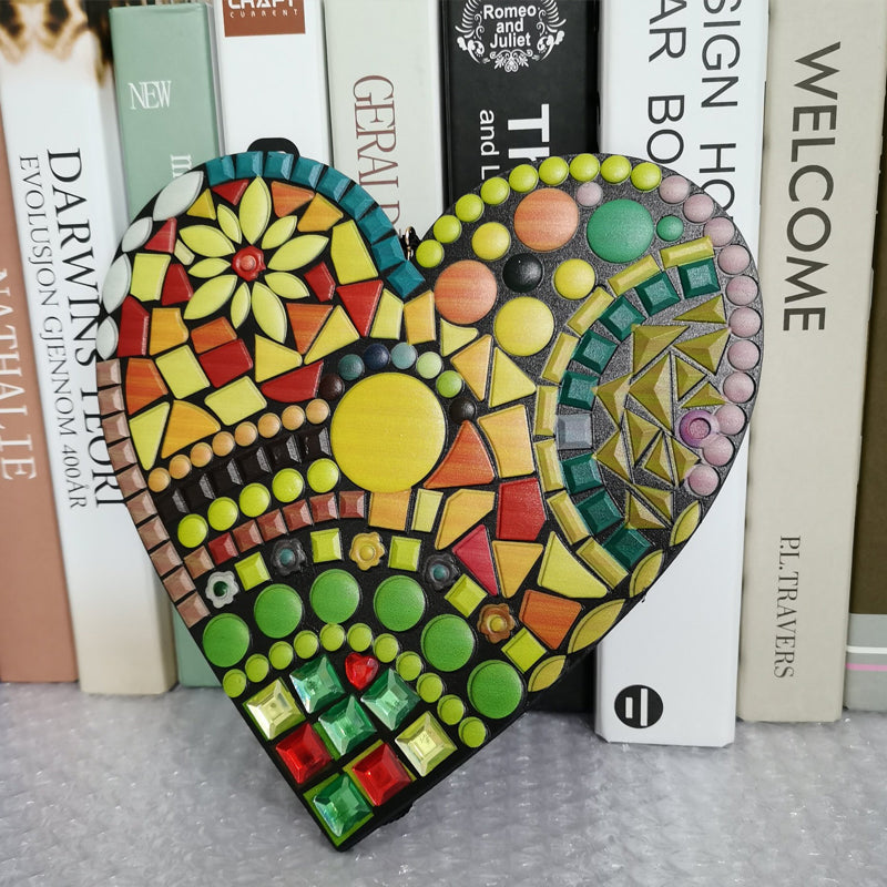 Stor Have Mosaik Hjerte Dekoration