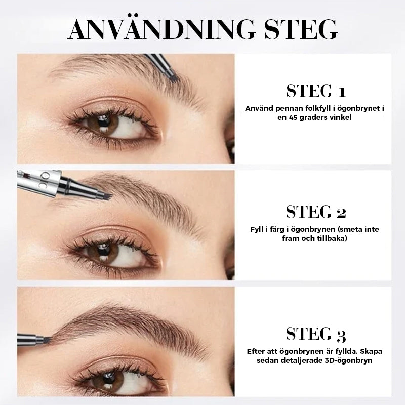 3D Vandtæt Microblading Øjenbrynspencil