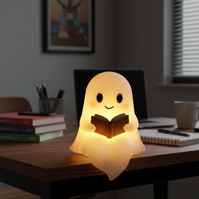 NightSpirit Lampe – Håndlavet Dekorativ Natlampe med Varmt Lys