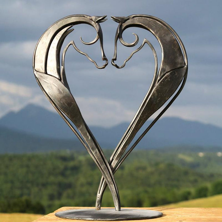 Hesteskulptur dekoration