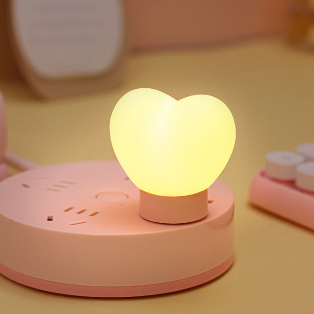 Sød Hjerteformet Natlampe