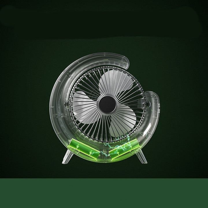 USB-opladelig natlys mini ventilator |