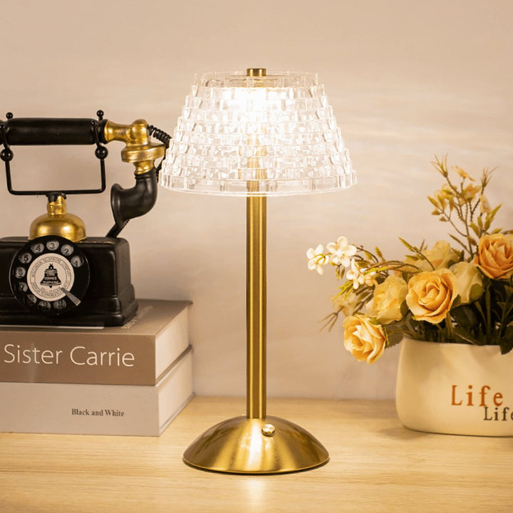 AuraGlow Bordlampe - Genopladelig LED Lampe med Dæmpningsfunktion