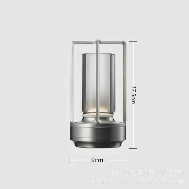 Vandtæt og Bærbar Krystal Bordlampe - AuroraGlow