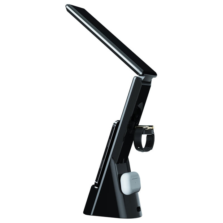 Skrivebordslampe med trådløs oplader