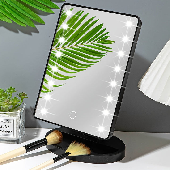 GlowPerfect - Bærbar Makeup Spejl med 16 LED&