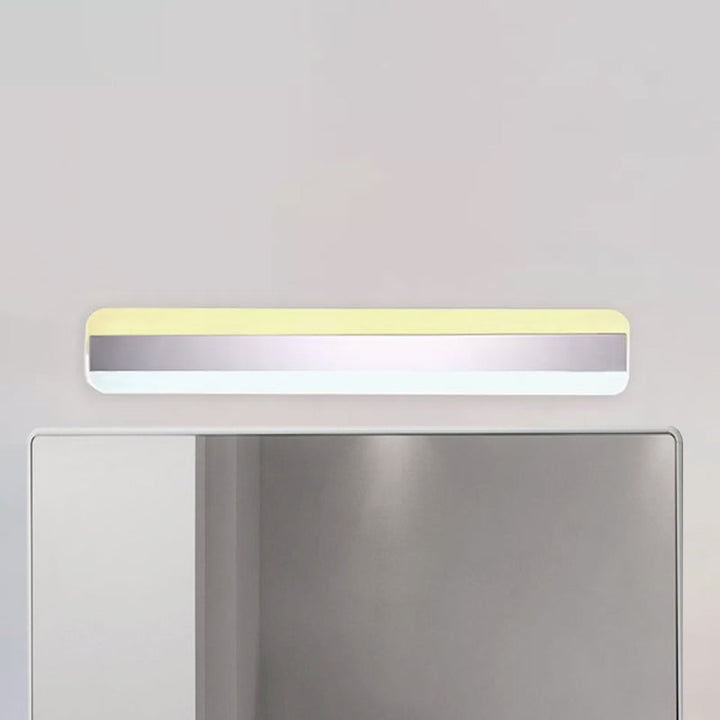 31.5"/39"/47" Bredde lineær makeup spejl lys moderne akryl LED badeværelseslys over spejlet med reflektor
