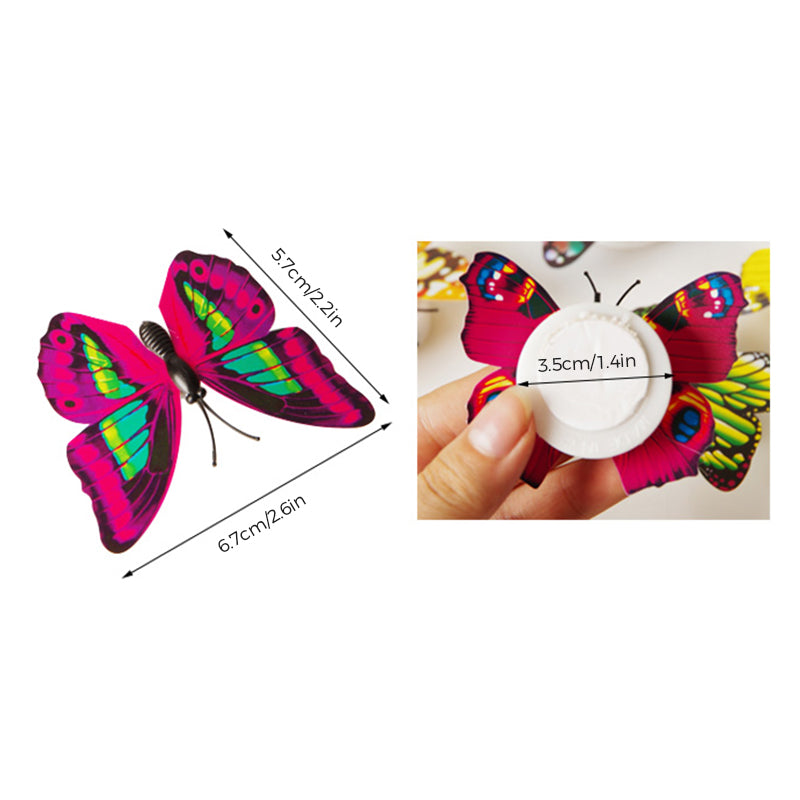 3D LED Sommerfugl Dekoration Natlys