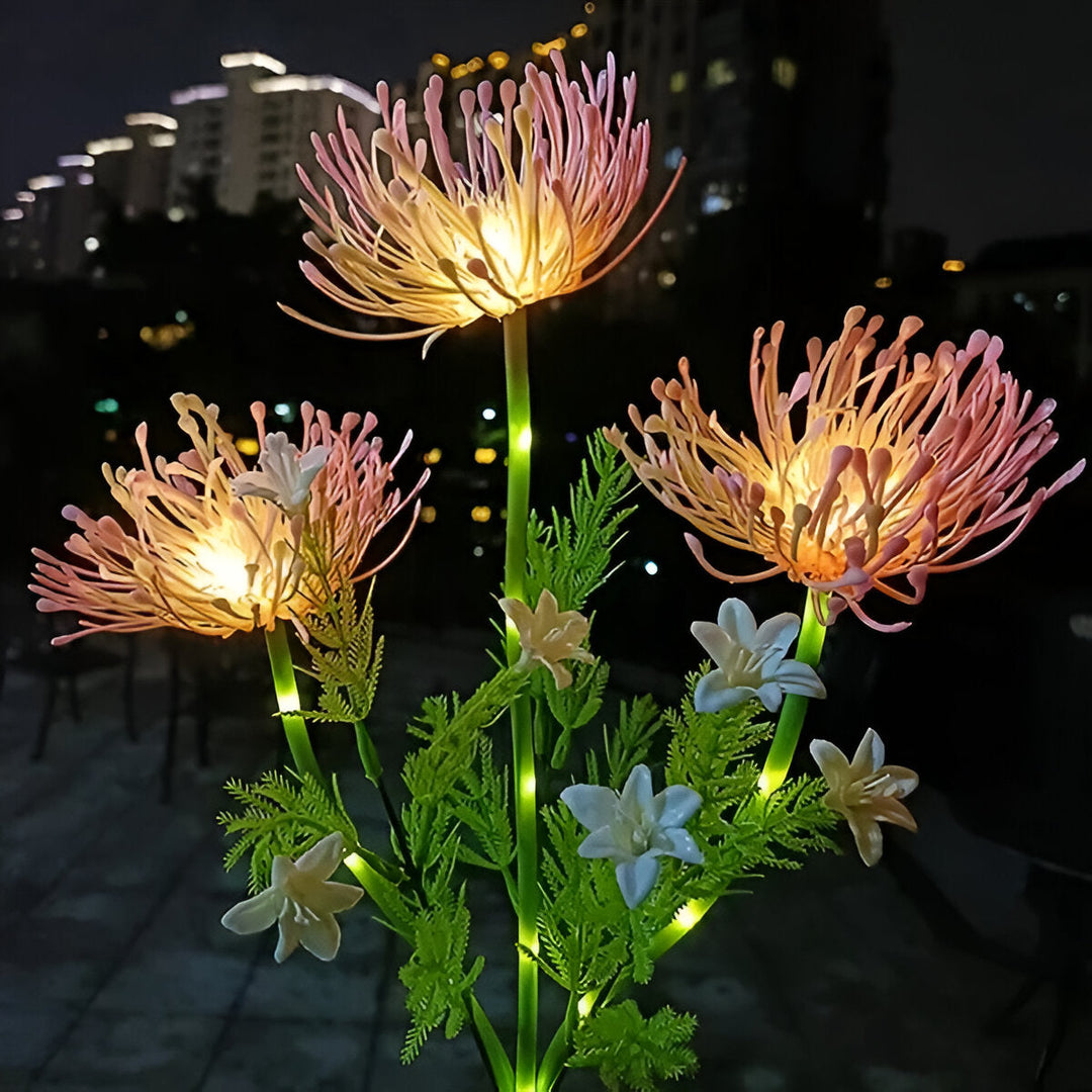 FloraGlow – Fe Blomsterhave Lys