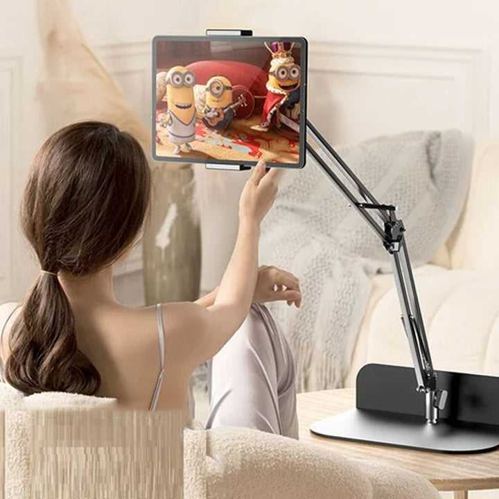 Udvidelig, skjult telefon/tablet holder ved sengen