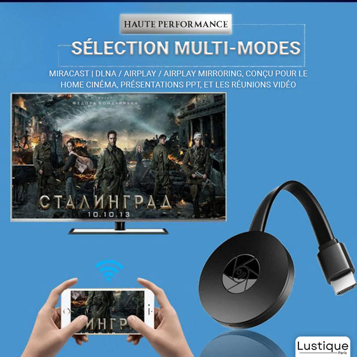 Trådløs HDMI Display Adapter | MediaLink 1080P WiFi Skærmmirror til Android, iOS, Windows &amp; Mac