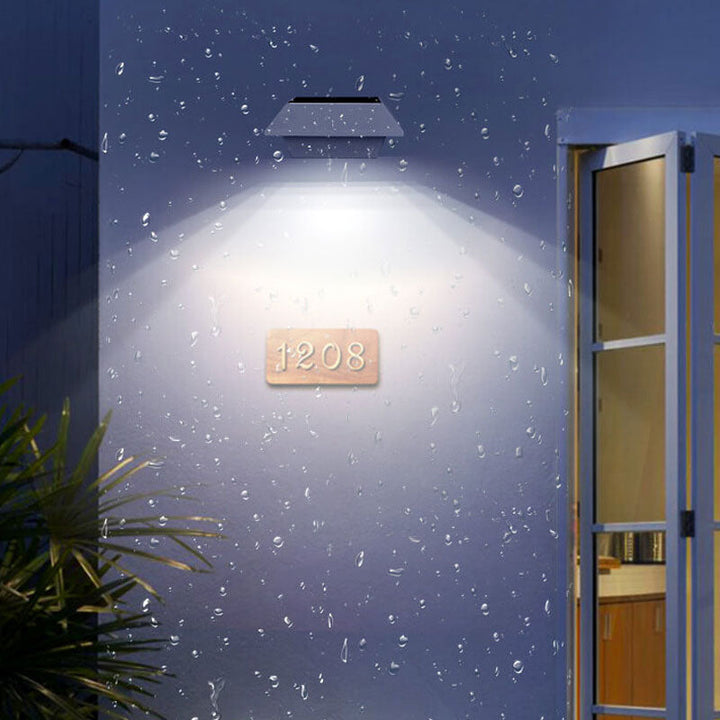Sol UFO-formet design hegnlys LED udendørs væglampe