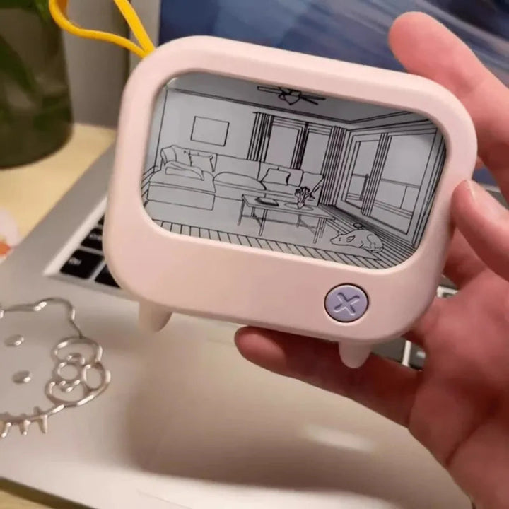 Mini TV Maleri LED Nattelys