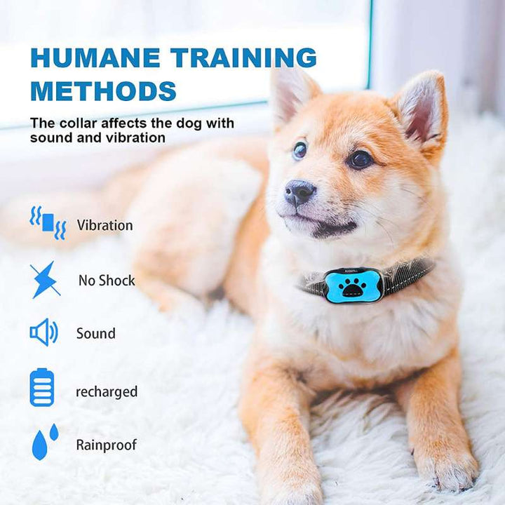 Painless Anti-Bark Collar – Vibrationer &amp; Ultralyd til Hunde