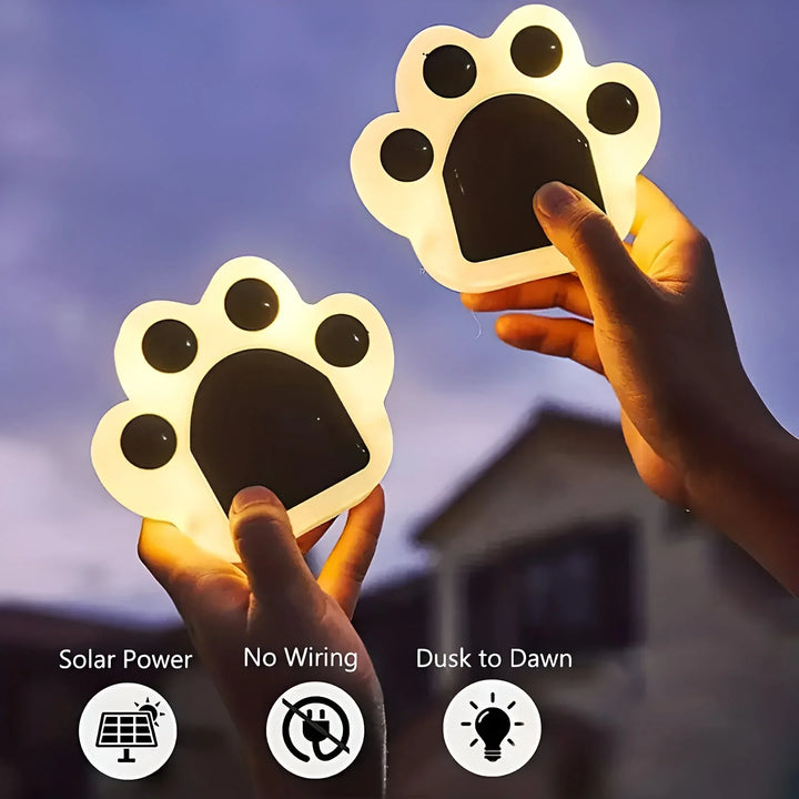 PawPrint – Solenergi Hundepote Havebelysning
