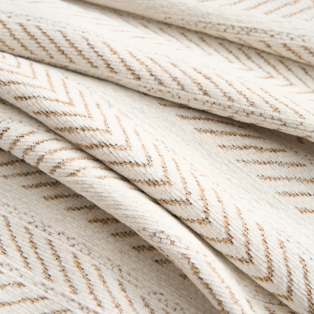 Herringbone Chenille Frynser Sofa Betræk