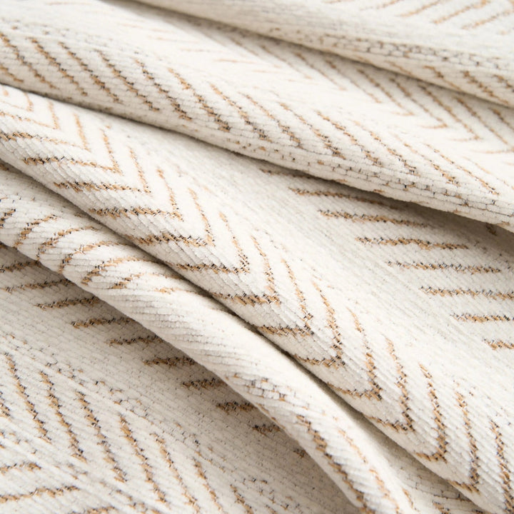 Herringbone Chenille Frynser Sofa Betræk