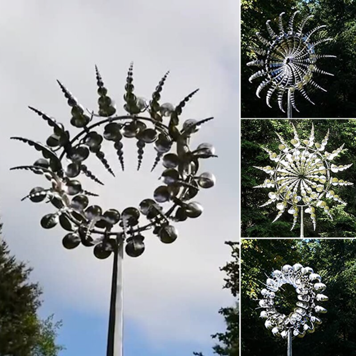 Vindmølle - Windly - Magisk Metal - Have dekoration