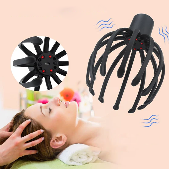 Blæksprutte Hovedmassageapparat