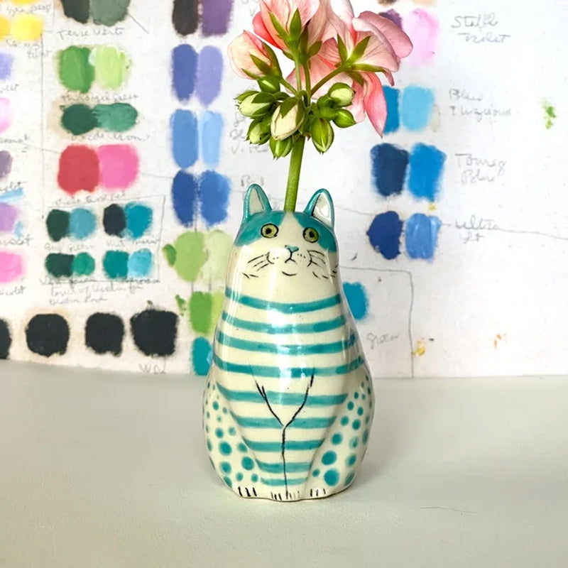 Prikket Kat Vase