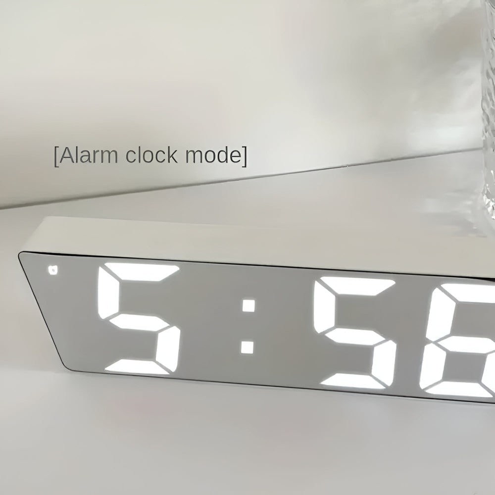 Digital LED Spejl Vækkeur