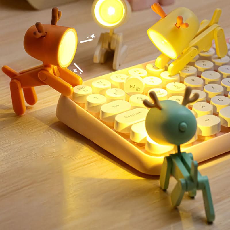 Mini LED Natlys med Sødt Tegneserie Dyr Design