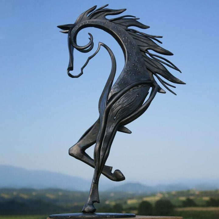 Hesteskulptur dekoration