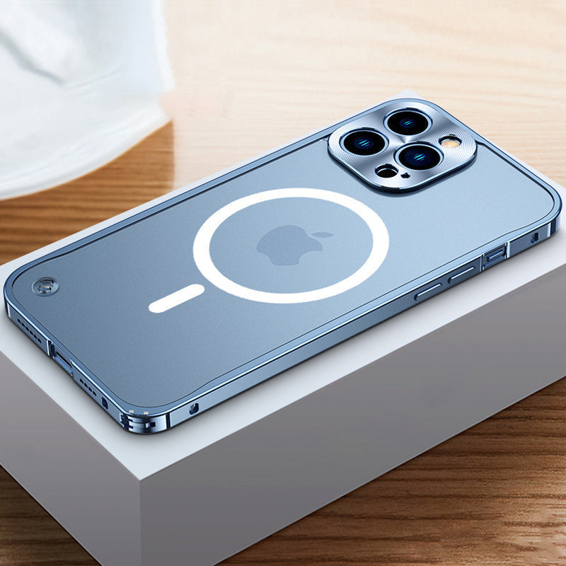 Magnetisk telefonetui til iPhone med metalramme |