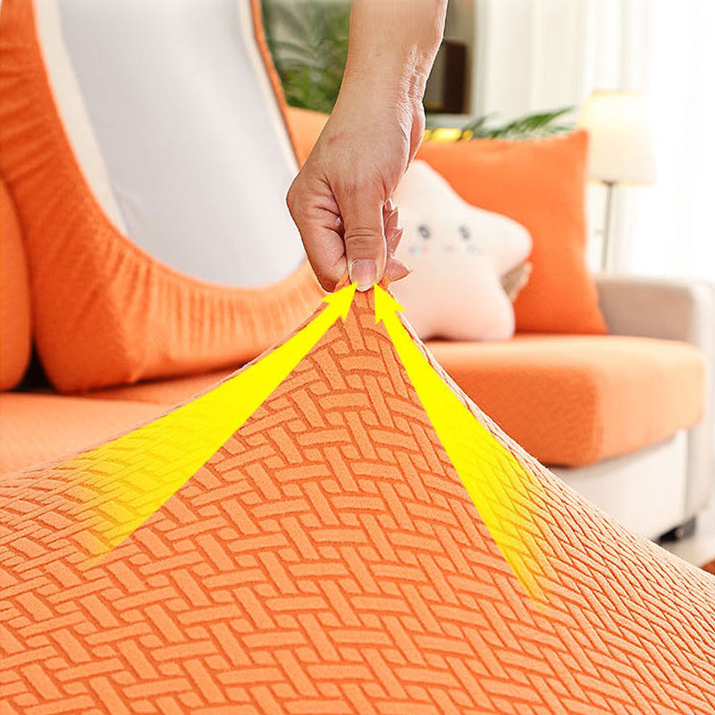 Wrap-around stretch sofa cover |