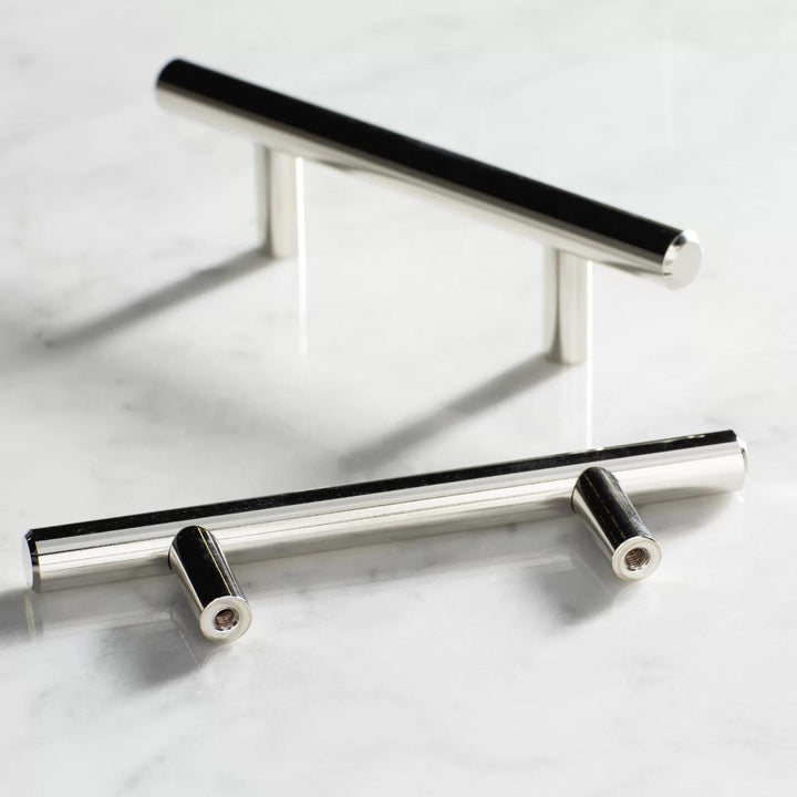 Børstet Nikkel Moderne Rustfrit Stål Skuffe Hardware T-Bar Håndtag