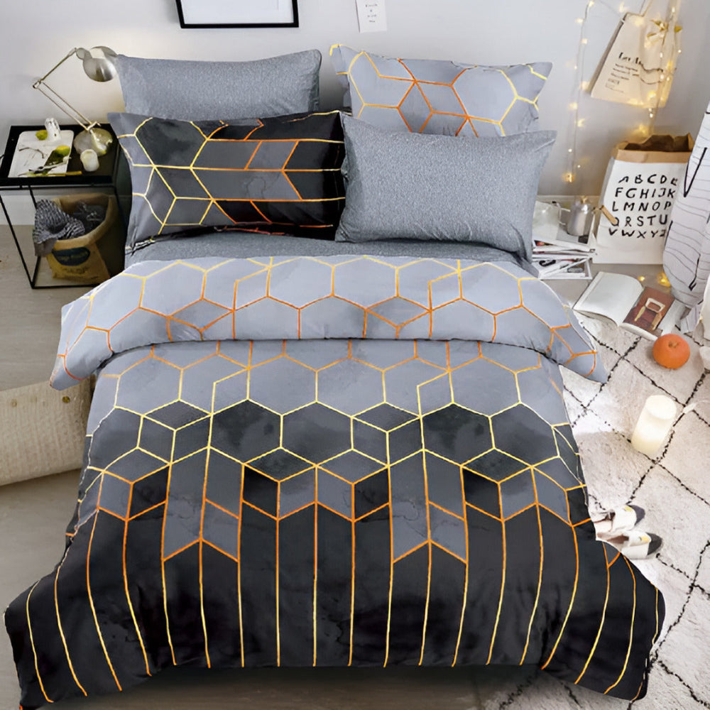 Golden Cosmo Hive | 3-delt Dynecover Sæt