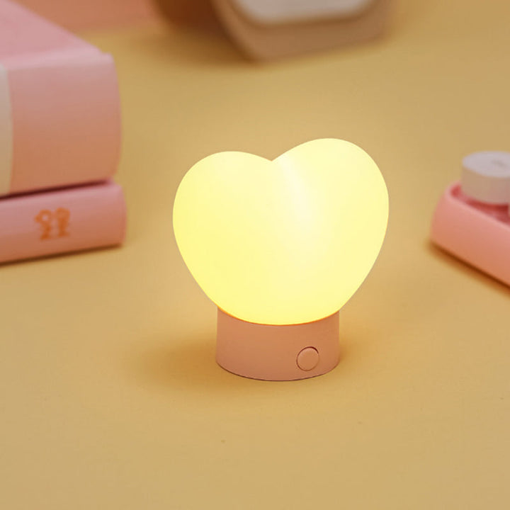 Sød Hjerteformet Natlampe