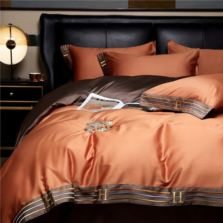 Luksus Satin Sengetøj 4-Piece Sæt - OpulenceSleep