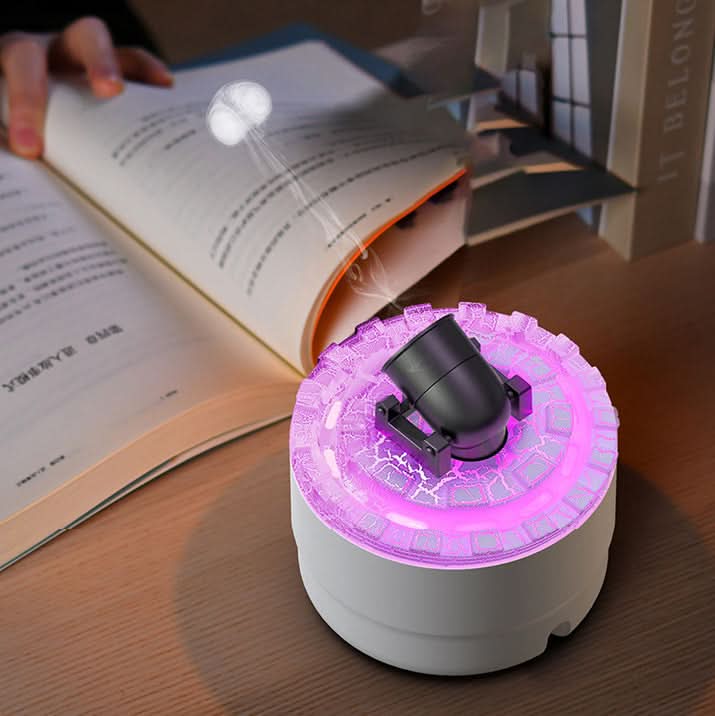 Lava Cannon Luftfugter Aroma Diffuser med Mist Nattelys