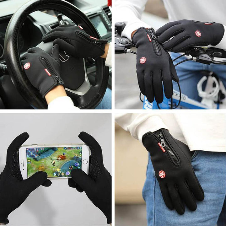 Højkvalitets, varme, vind- og vandtætte touchscreen handsker, Unisex