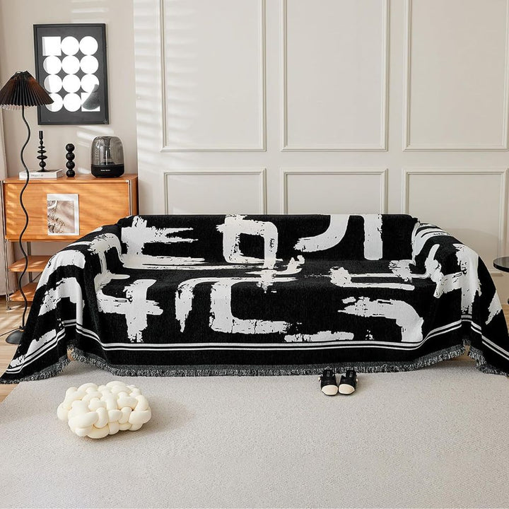 Børstestræk Kunst Sofa Dække