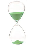 Kreativ transparent timeglas lavet af glas